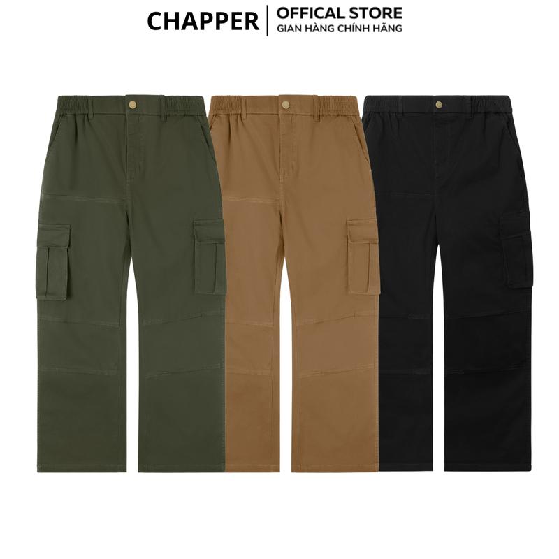 Quần dài nam CHAPPER chất kaki cao cấp co giãn 4 chiều, túi hộp 2 bên - QCP010 Menswear Pants