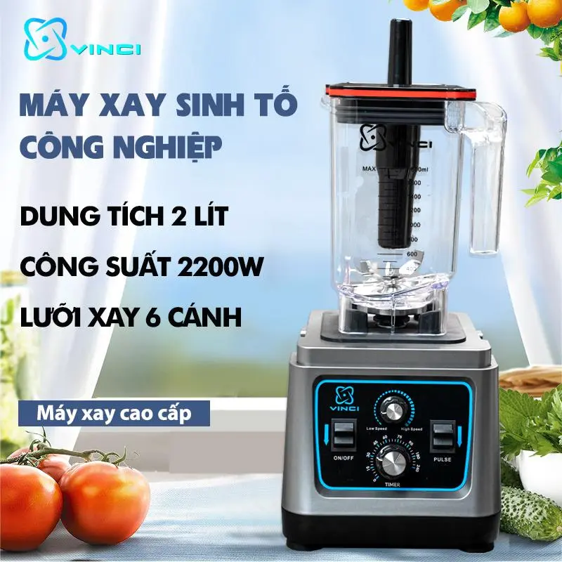 Máy xay sinh tố công nghiệp Vinci VIC-2200 (Mới nhất 2025) ƯU ĐÃI CỰC LỚN mayxay máy xay  vitamix