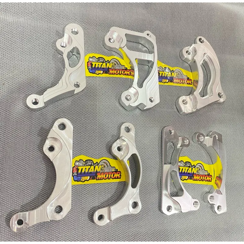 Breket Kaliper 2 Piston Cakram depan Disc 190/200/220//260 Untuk Kaliper 2Piston Motor Beat Scoopy Vario 110 125 Mio Soul Mio j Mio Smile Mio Sporty Mio 5TL Dll 2