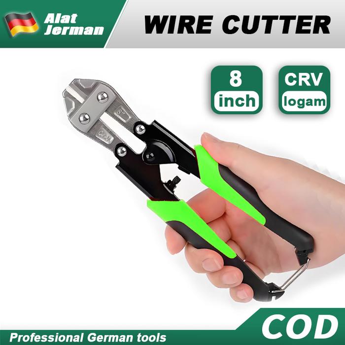 Gambar Monake Alat Jerman 8inch Mini Gunting Besi Beton Bolt Cutter (COD) 8 Inci Untuk Besi Beton / Kawat / Rantai emotong Rantai Kawat dari Alat Jerman Premium Store Kota Administrasi Jakarta Barat Tokopedia