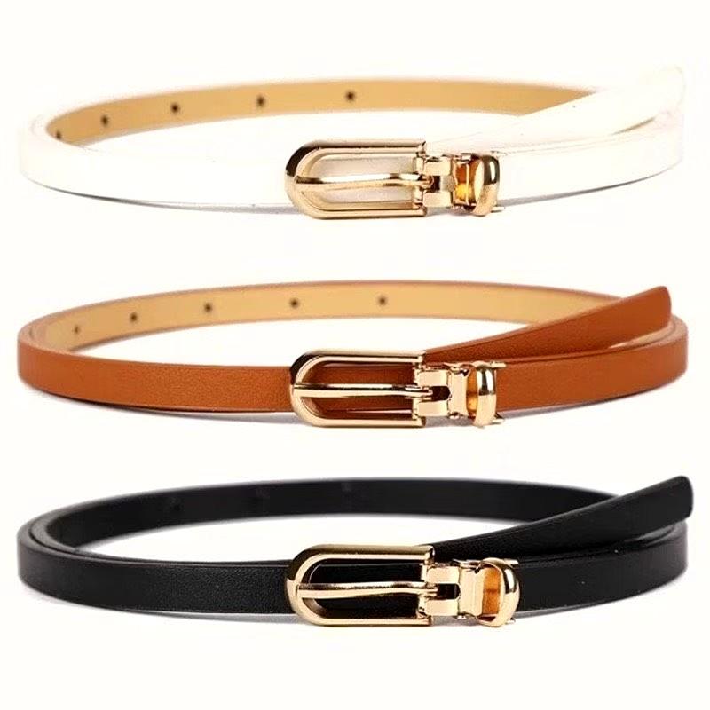 Product Introduction of Thắt lưng Da PU dây 1cm nhiều màu IB3 khóa đơn giản thanh lịch cho Nữ phong cách Dễ Thương 3