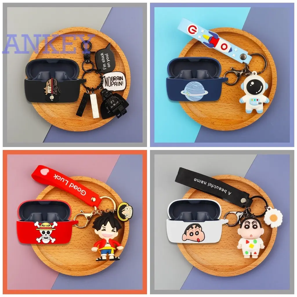 for Jabra Elite 5 4 3 2 Elite 85T 75T Active Case Elite3 Headset Cover E3 Wireless Bluetooth Headset Protective Cover Silicone Soft Shell Full Package E3 Cartoon
