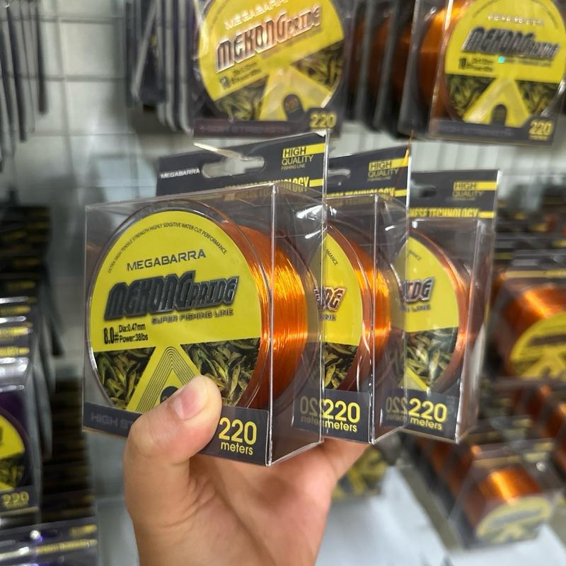 MUA 2 ĐƯỢC 3 DÂY CƯỚC CÂU CÁ MEKONGPRIDE 220m tải cá cao đến 25kg Bắt Cá Fishing Đi Câu