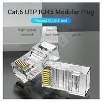 Gambar Modular Connector Vention RJ45 UTP CAT6 IDD 10 Pcs Ethernet Network dari Reformasi Computer Kota Administrasi Jakarta Barat 2 Tokopedia