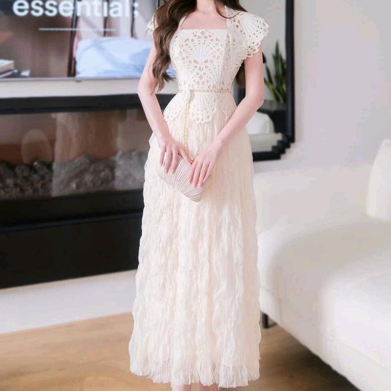  Seasan Dress - Đầm Ren Lưới Dự Tiệc Cho Nữ Sang Trọng Thanh Lịch. Chất Liệu Ren Mềm Mịn Thoáng Mát Không Co Giãn - Lan Ngọc Shop 