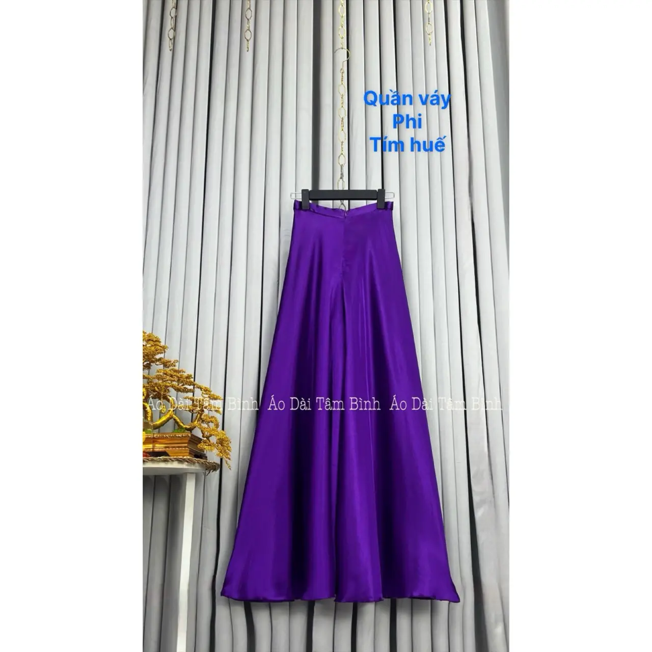 i -Quần Váy Phi Nhật Nam, dầy dặn không lộ nội y mặc kết hợp yếm chụp sen, áo dài, trang phục biểu diễn