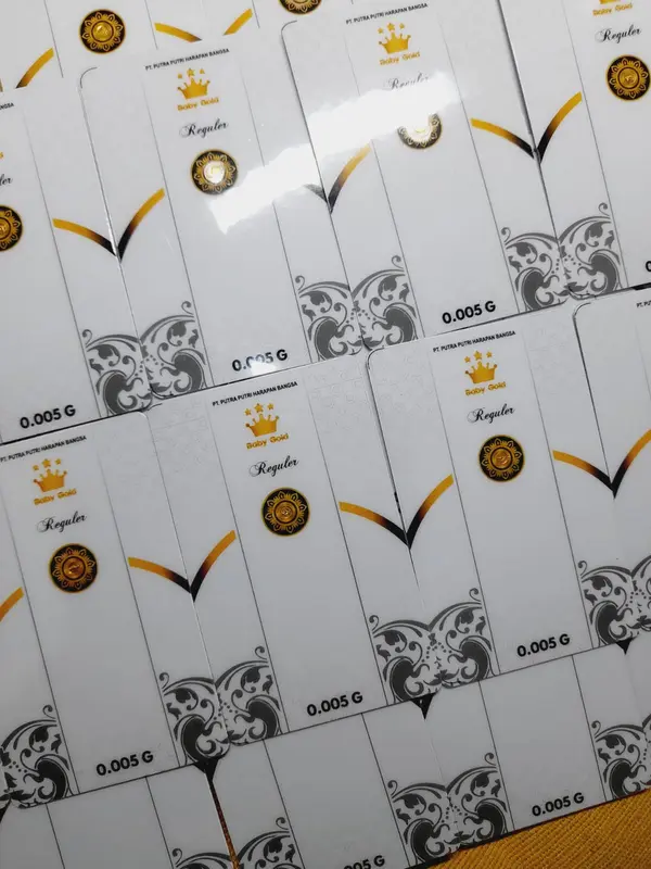 BABY GOLD 0.005GRAM ISI 10PC LOGAM MULIA EMAS MINI Jam 2