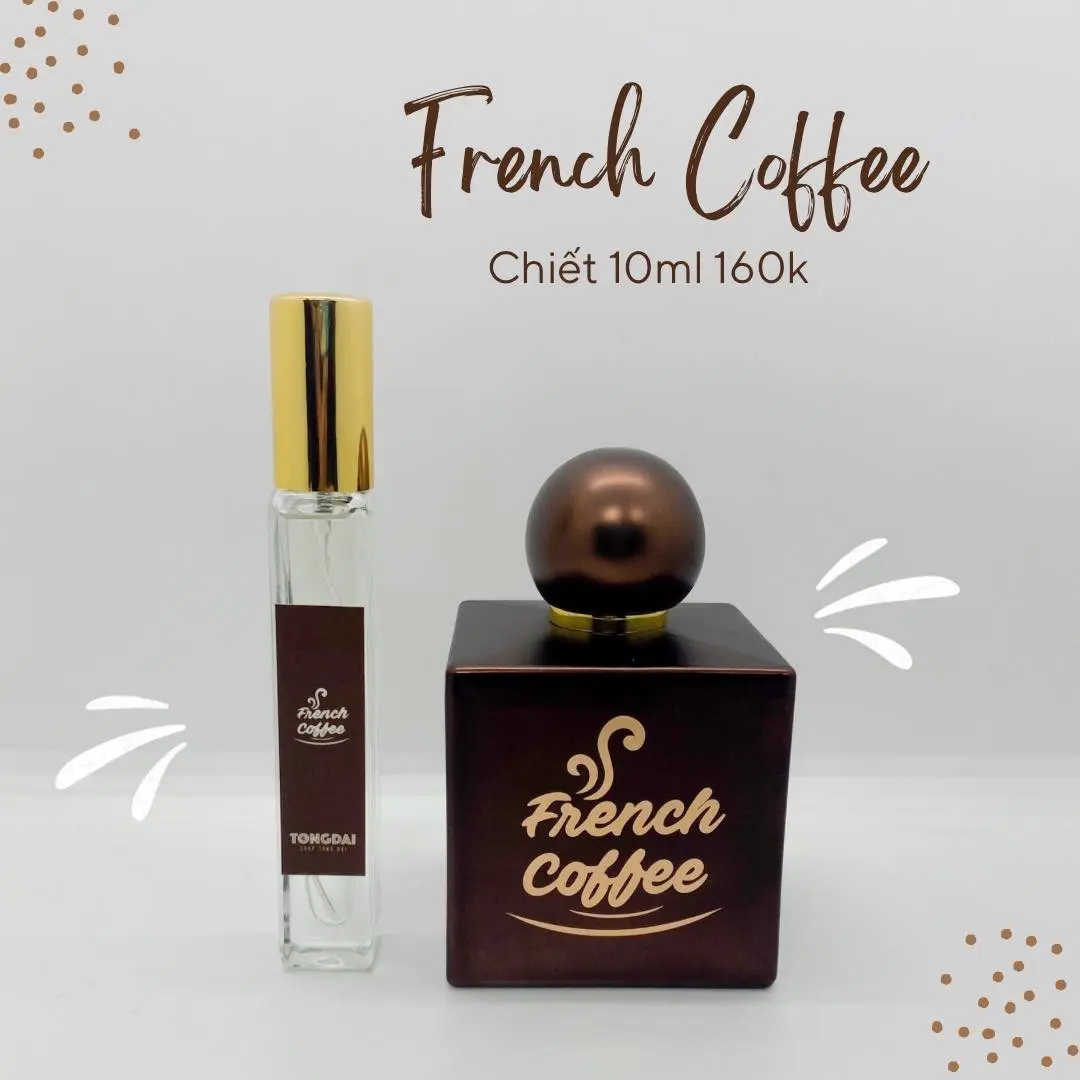 Lọ chiết 10ml nước hoa FrenchCoffee (Nam nữ đều dùng được)