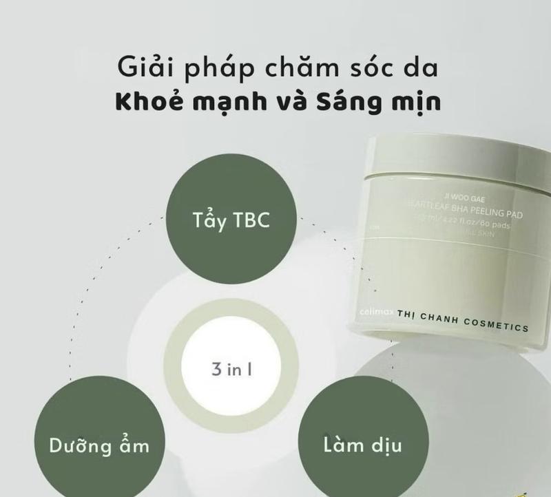 Product Introduction of ￼Miếng toner CELIMAX Cica BHA Blemish Toner Pad 125ml chiết xuất rau má tẩy tế bào chết (60 miếng) Tẩy tế bào chết Hyaluronic Acid Tẩy tế bào chết Hyaluronic Acid   Skincare toner  lá toner  pad toner  pad toner  pad 22