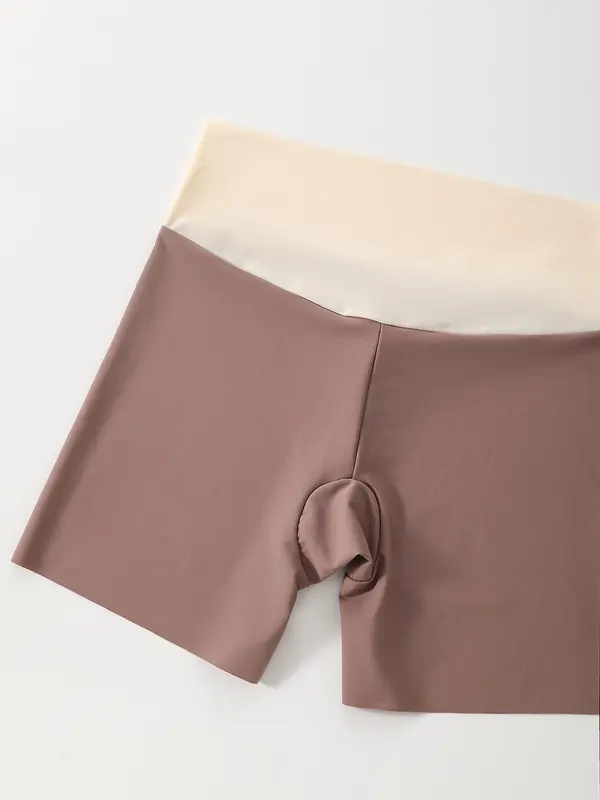 Women's Solid Color Boyshorts, Breathable Comfortable Panty for Daily Wear, Women's Underwear for All Seasons 3