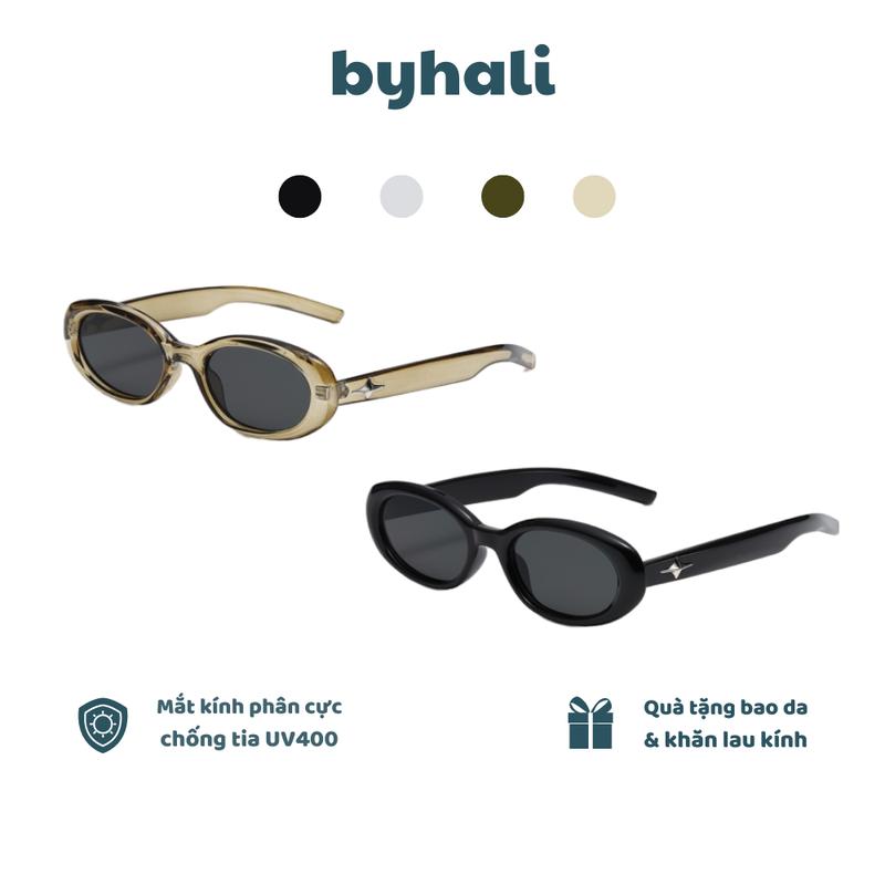 Kính mắt oval bầu dục dáng nhỏ thời trang nam nữ - Hợp dáng mặt nhỏ/ vừa style Jennie  / H3 Titan