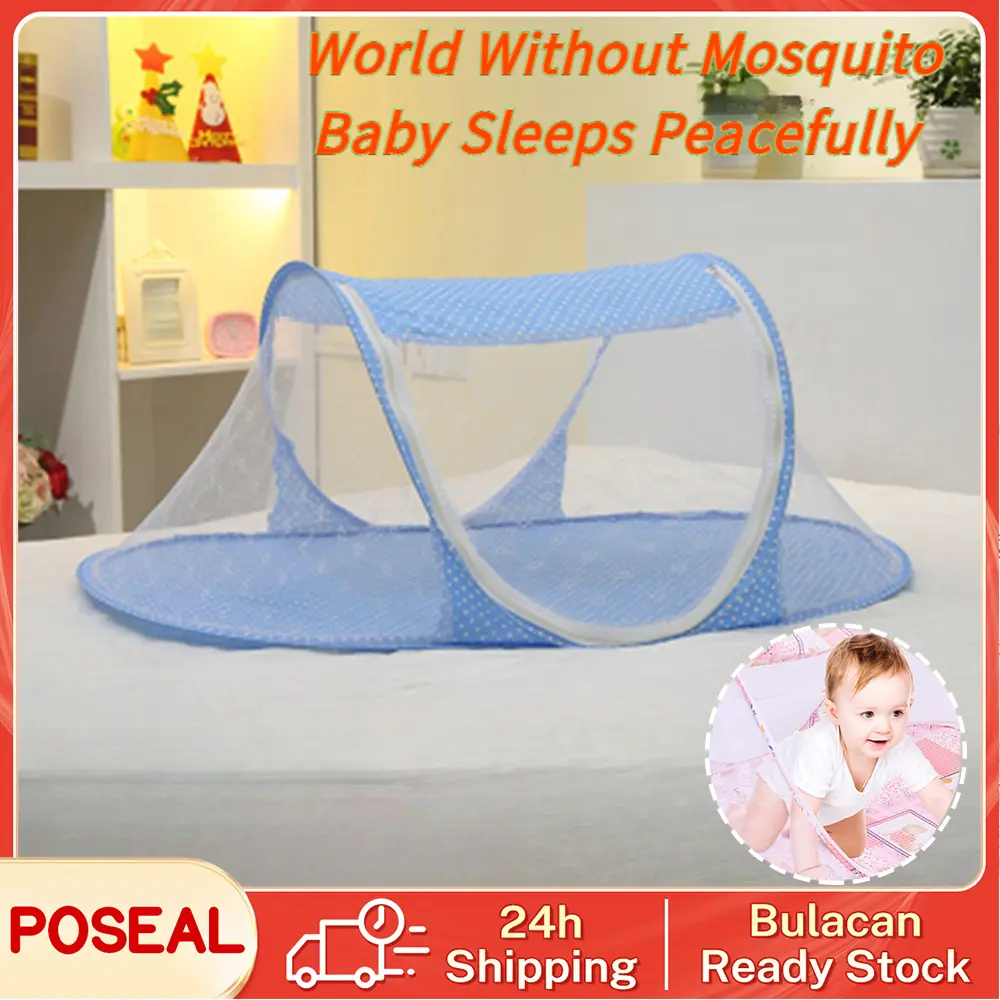 Baby Folding Mosquito Net Foldable Bed With Anti Mosquito Net No Installation Crib Infant Mosquito Net Baby Travel Bed Tent Portable Folding Crib Netting