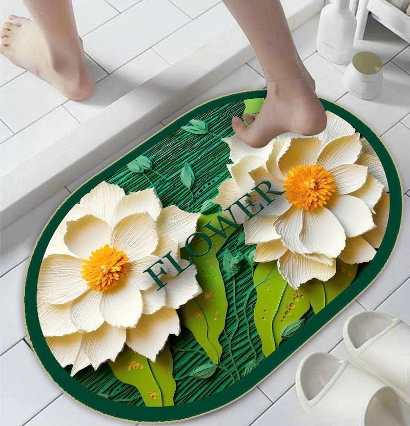 Product Introduction of COMBO 6 chiếc thảm lau chân hình hoạ tiếc hoa 5D .40x60 ( 6 HÌNH HOẠ TIẾT HOA NGẪU NHIÊN ) 17