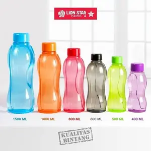 BOTOL MINUM ( 1,5 liter , 1 liter , 600ml , 800ml , 400ml ) HYDRO LION STAR 1500ML /BOTOL SPORT