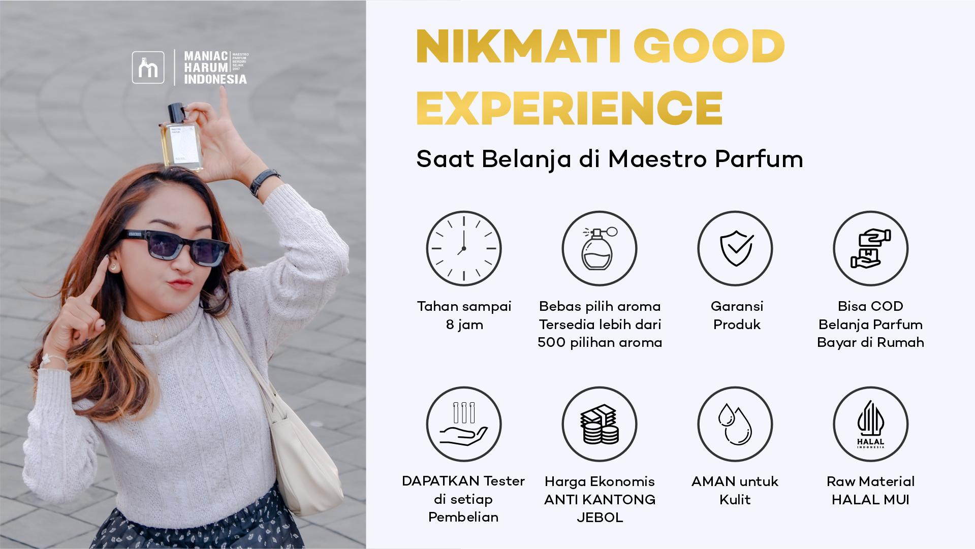 Maestro Parfum Serbu 15ml - Parfum Pria & Wanita Wangi Tahan Lama dari Maniac Harum Indonesia