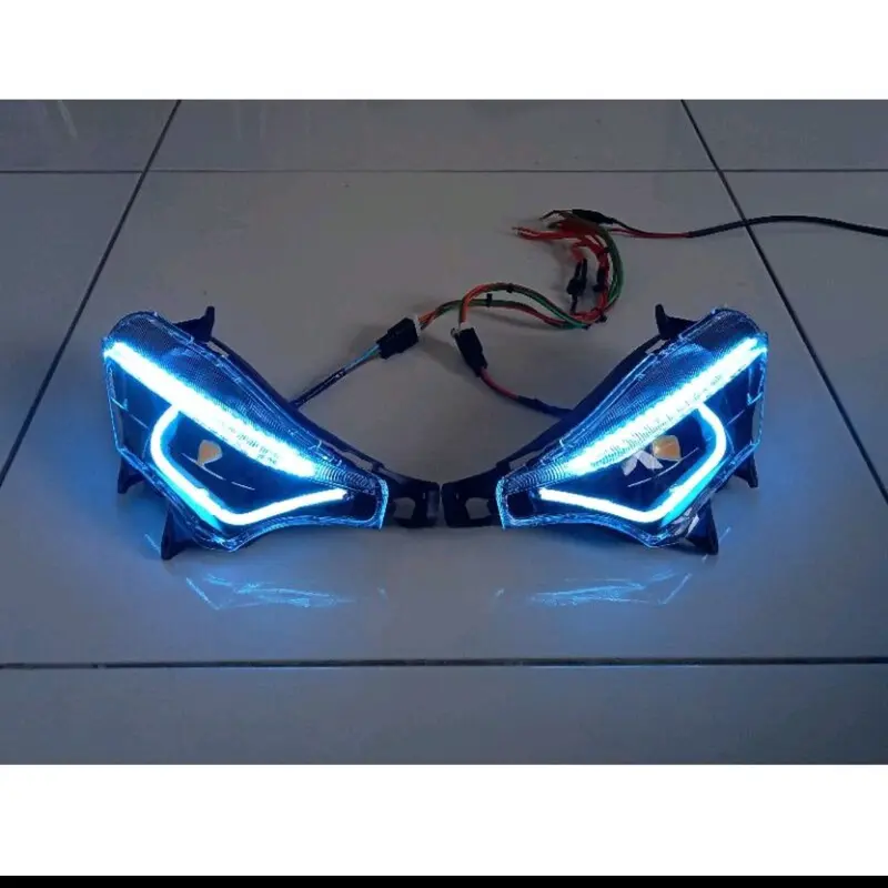 Sen Sein Depan Supra X 125 Batman Custom Alis Running Plus Mata Elang Lampu Foto 6