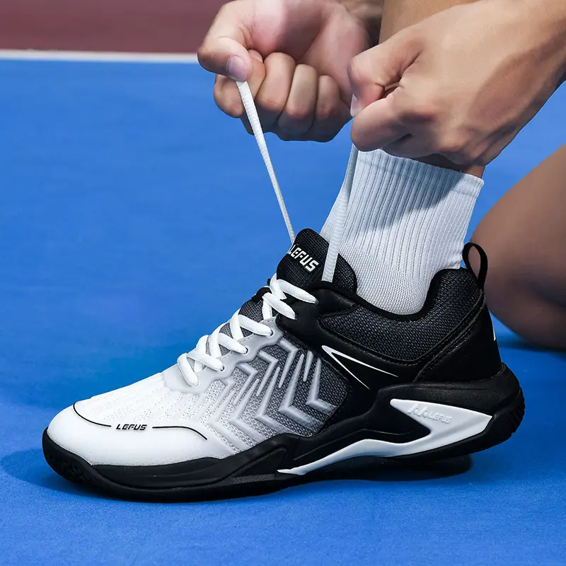 Badminton Shoes for Men Women Indoor Court Pickleball Volleyball Shoes M Size 35 T V