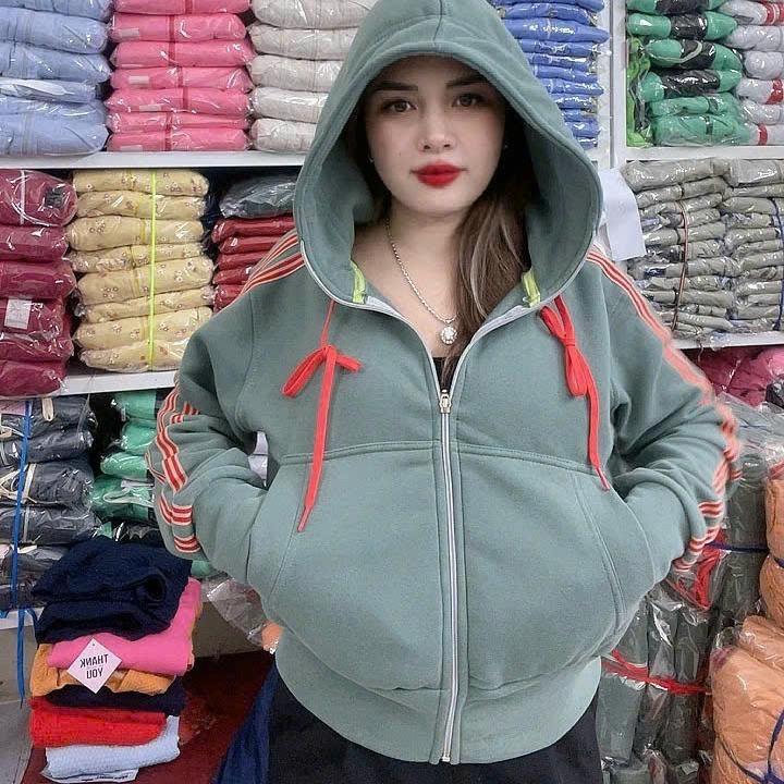 áo khoác nỉ 4 túi tay xỏ ngón *k50 0