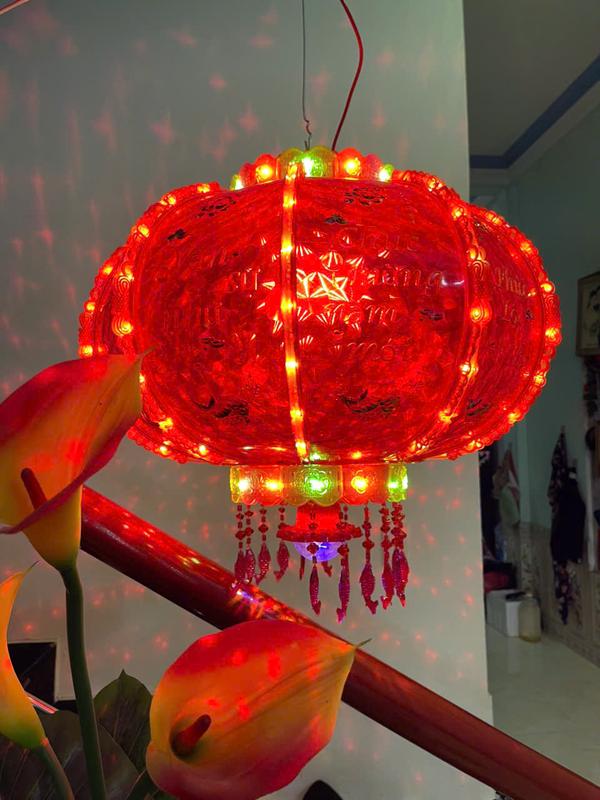 Đèn Lồng Cầu Điện Mẫu 3D Xoay 360 Tiếng Việt 2025 - Size 60cm/80cm/100cm 2