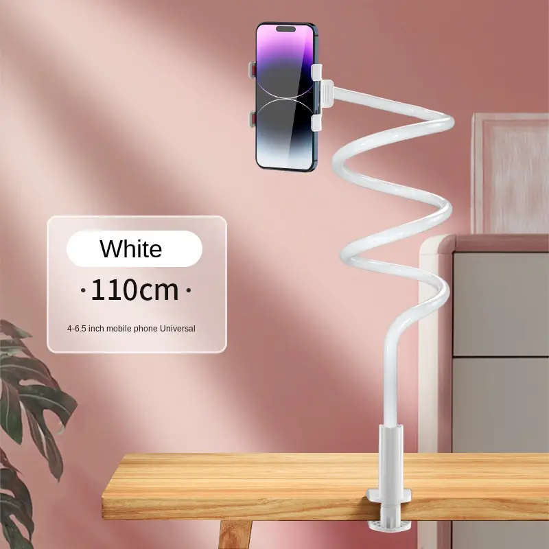 Giá Đỡ Điện Thoại Di Động Thiết Kế Ghim Từ Nhà Máy, Giá Đỡ Lười Đầu Giường Bàn, Sáng Tạo, Đa Chức Năng, Kẹp Xoay, Giá Chân Đế Hỗ Trợ Thông Dụng 6