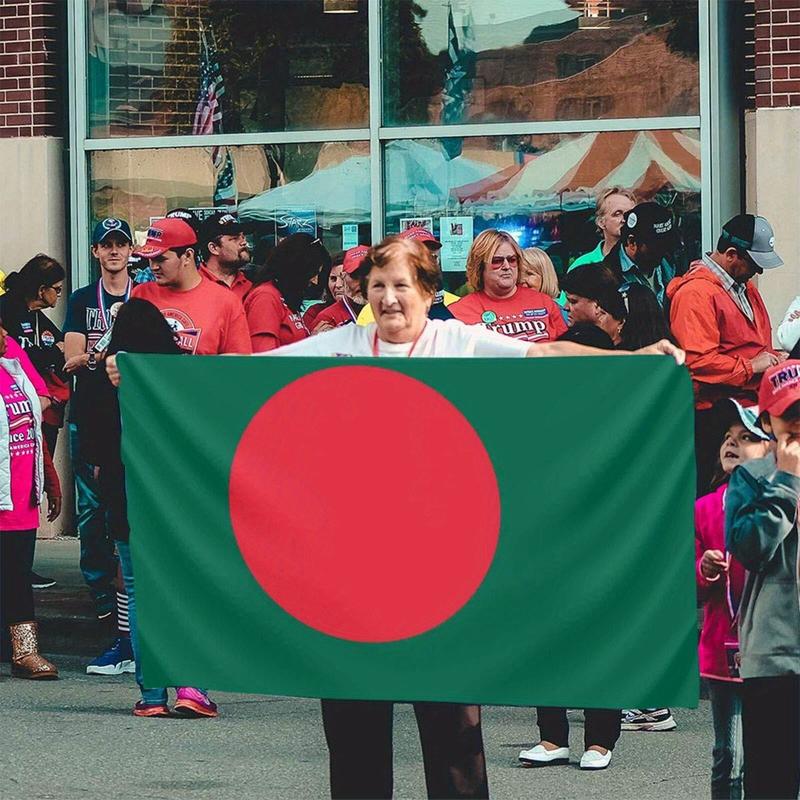 Bendera Bangladesh Poliester Tahan Lama, 1pc, 91.44x152.4cm, Hiasan ...