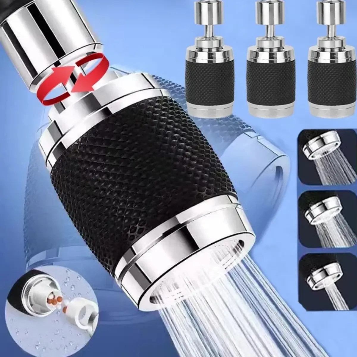 360 Degree Rotating Faucets Multifunction Replacement Faucet Kitchen Sink Filter Anti-splash Tap Home Kitchen Supplies