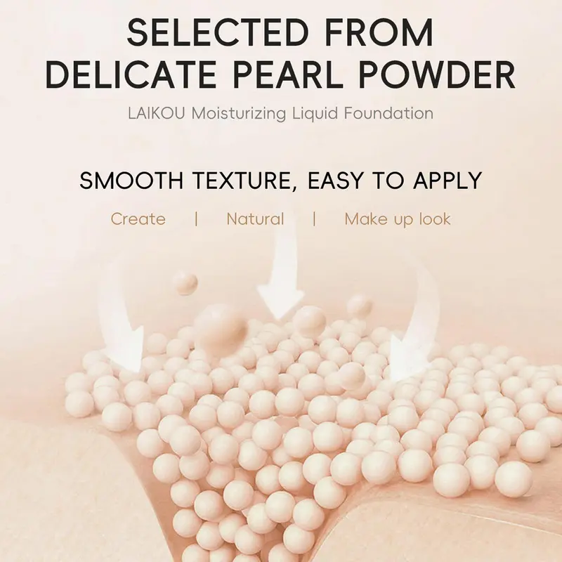Long-lasting Foundation & Sponge Set, Moisturizing Foundation & Sponge, Waterproof Makeup Set, Makeup Accessories for Women 5