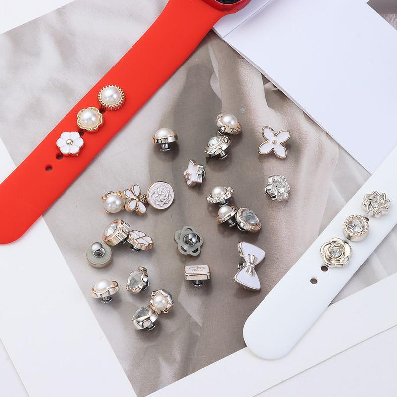 Product Introduction of Phụ Kiện Dây Đeo Móng Tay, Thời Trang, Dây Đeo Thắt Lưng, Dây Charm, Vòng Trang Trí, Thích Hợp Cho Dây Đeo Đồng Hồ Apple, Vòng Móng Tay, Đồ Trang Trí Dây Đeo Đồng Hồ, Cho Dây Đeo Đồng Hồ Apple 11