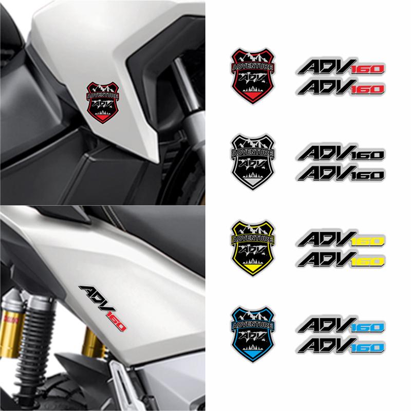 ADV 160 150 350 3D emblem epoxy resin sticker for motorcycle ADVENTURE ...