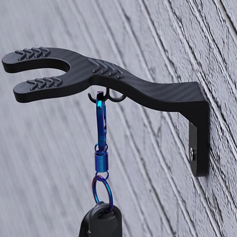 Product Introduction of Electric Vehicle Helmet Rack Wall Mounted Helmet Free Hat Motorcycle Helmet Storage Hook Rack J4V4 26