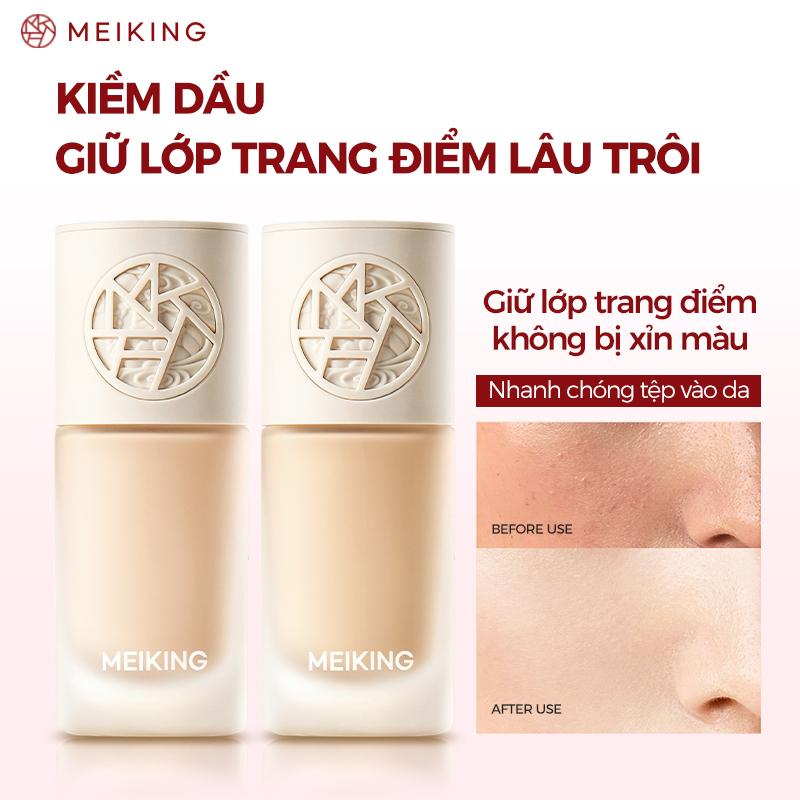 Kem Nền Dưỡng Da Dạng Sữa Meiking Mịn Nhẹ Che Khuyết Điểm 30g Mỹ Phẩm Cosmetic Nữ