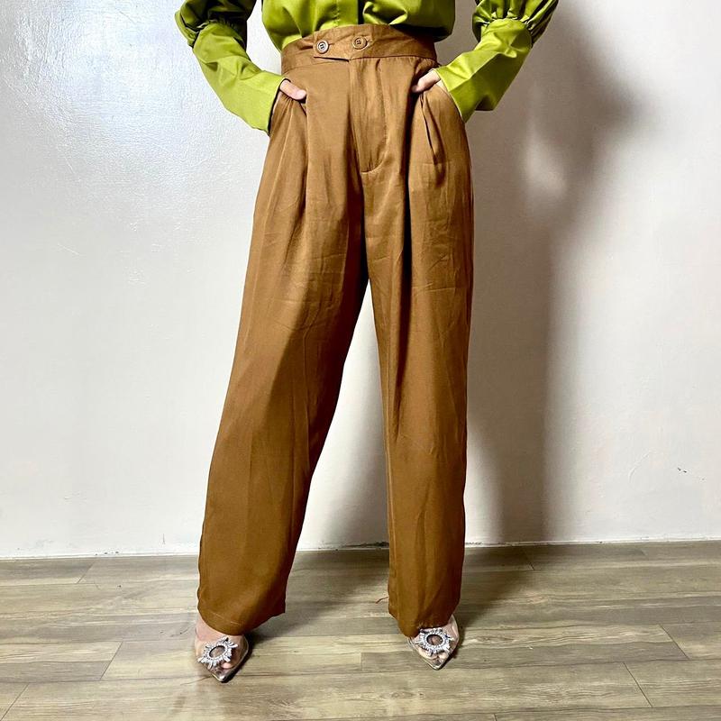 Rayya loose pants rayon all size fit to 75kg Kancing Karet Kulot Celana Wanita 2