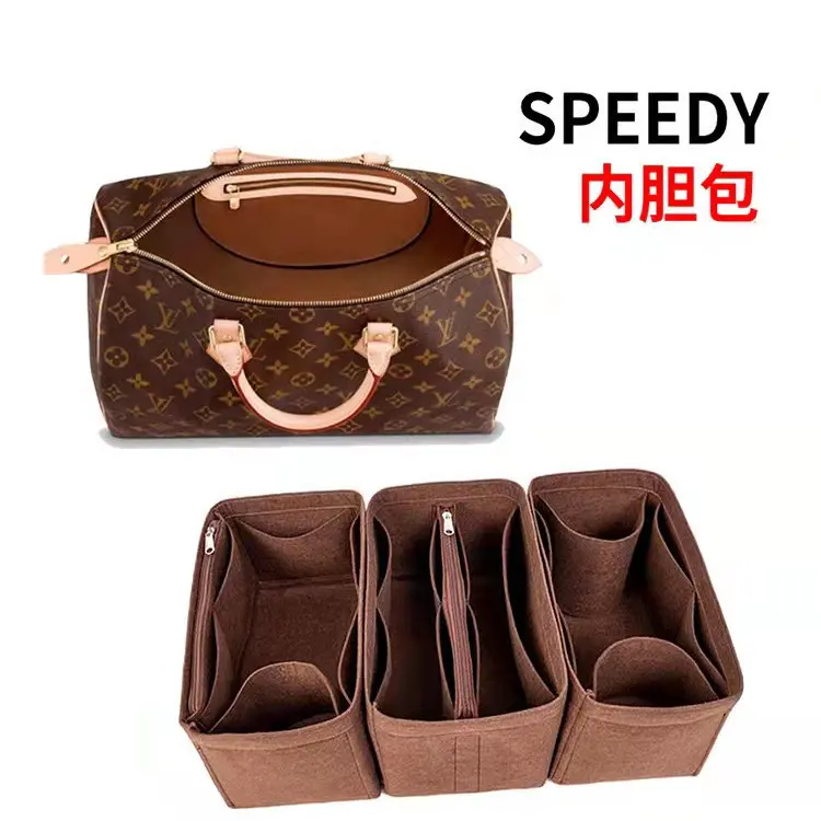 Beg Pelapik, LV Speedy25 30, Beg Lapik, Beg Bantal Boston Penyimpanan, Beg Tengah, Beg Dalam Sokongan, Saiz 35