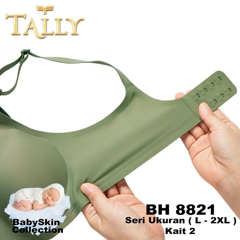 TALLY BH 8821 Bra Wanita Bra Menyusui Tanpa Kawat Busa Tipis Bahan Seamless Kait 3 Bra Maternity Pakaian Dalam Wanita Ibu Hamil Busui 6