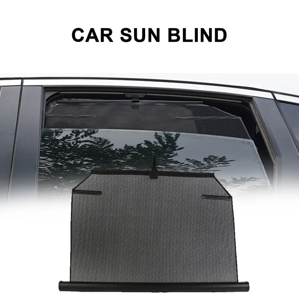 xhgdeghr Car Roller Curtains Quality Car Window Sunshade 2 Styles Car Auto Curtain Side Window Sunshade Translucency Type Practical Car Auto Styling Window Sunscreen for Car Auto Stretch