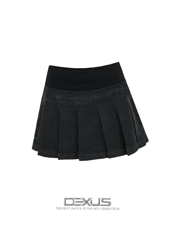 [DEXUS] CHÂN VÁY BÒ PHỐI TĂM LÔNG - DXCV140334 5
