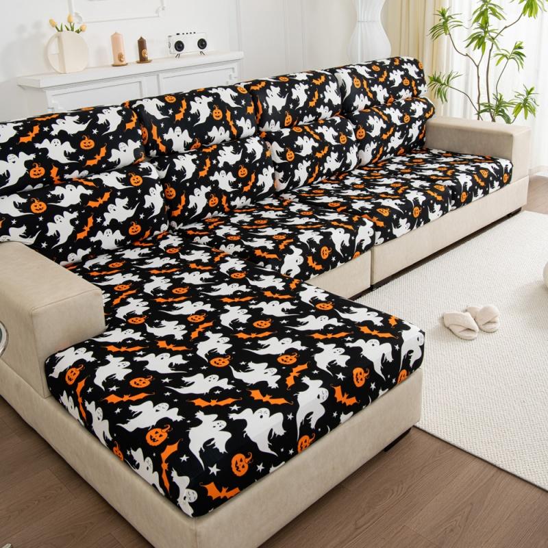 Product Introduction of Christmas Sofa Seat Cover Corner Couch Cushion Slipcover Combination Sofa Mattress L-shaped Chaise Lounge Covers 47
