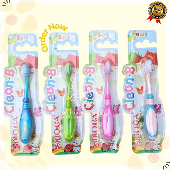 Jual SALE!! SMOCA TOOTHBRUSH CLEAN B SIKAT GIGI ANAK BAGUS SIKAT GIGI ...