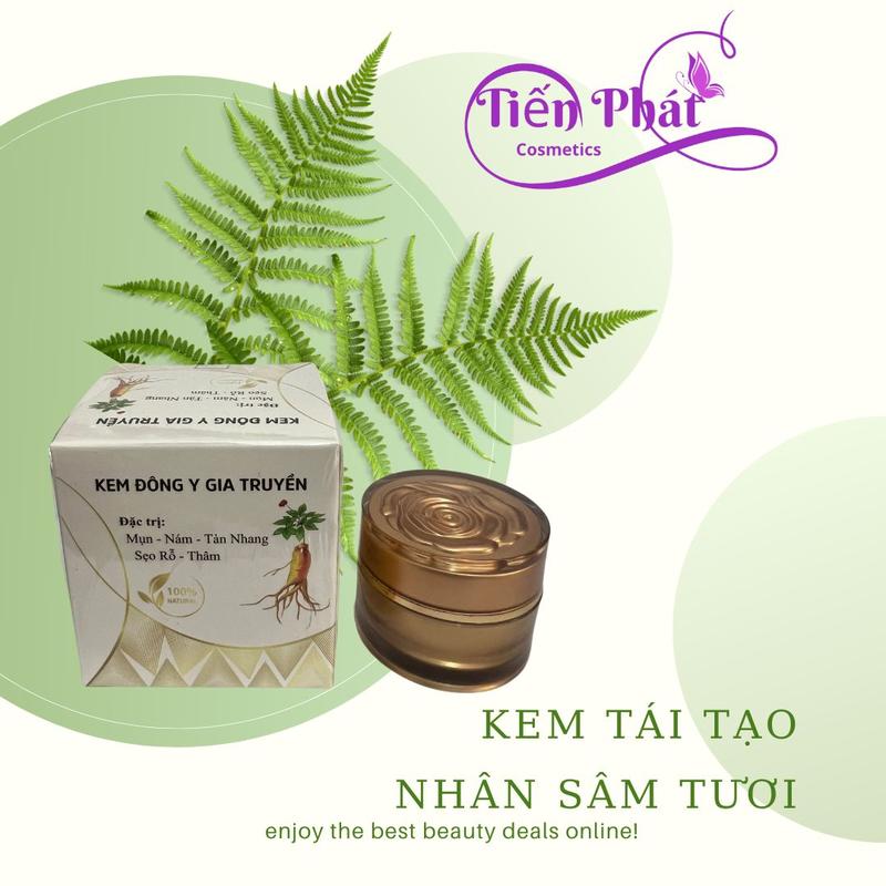 Kem cao sâm lạnh peel da mụn nám mộc thiên phát 5