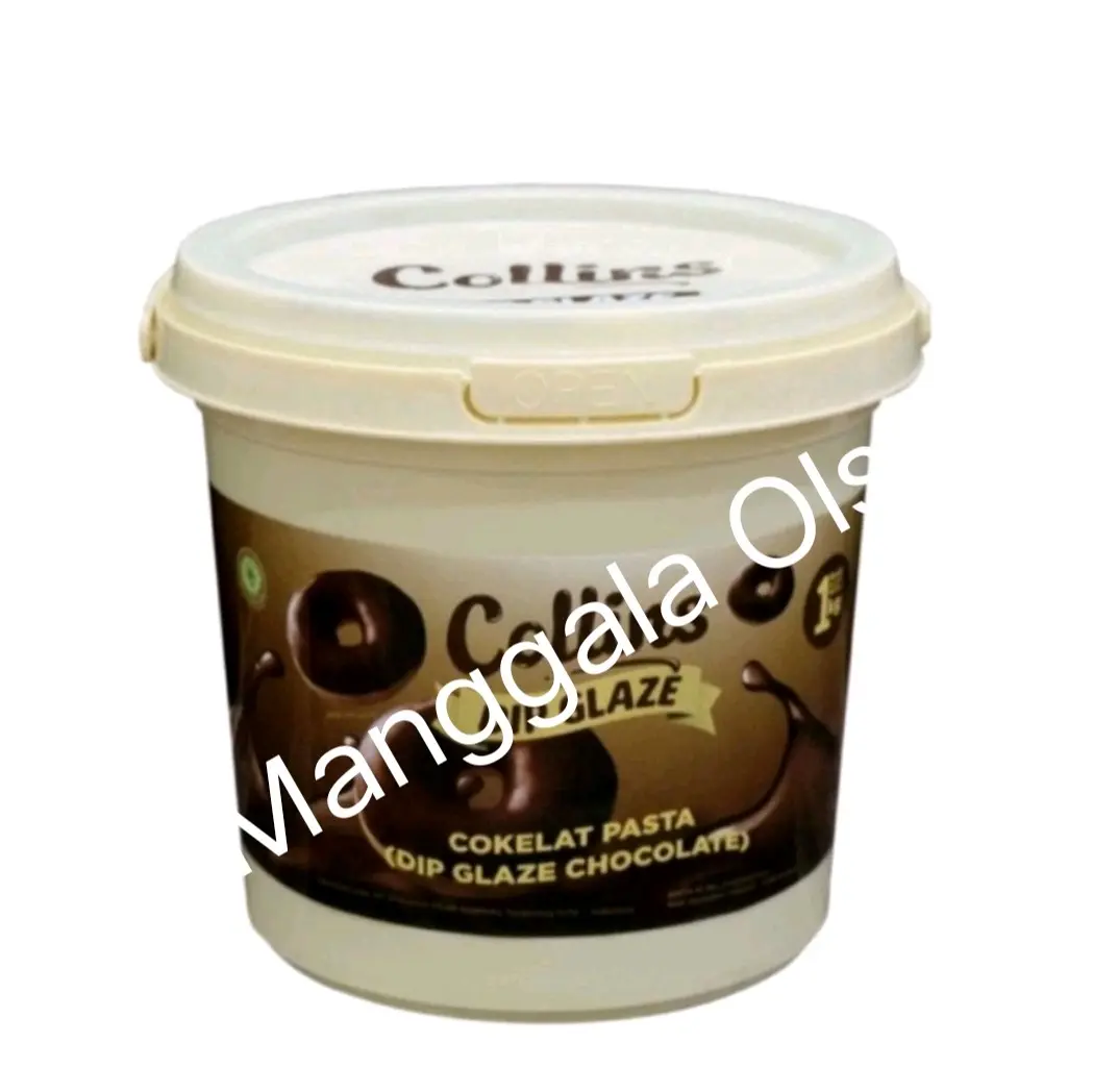 Selai Collins Dip Glaze Rasa Coklat 1pail