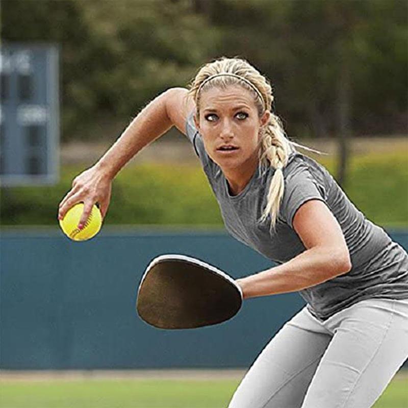 Product Introduction of Baseball Training Gloves Lightweight Soft Youth Softball Gloves Training Practice Flat Softball Baseball Gloves Softball Baseball Infield Training Gloves Youth Beginners Professional Use Two-Handed 18