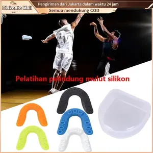 1Pcs Gum Shield Pelindung Gigi Mulut Gumshield Gamsil Mouth Teeth Tooth Guard Mouthguard Protector Olahraga Beladiri Taekwondo Karate Kick Boxing Kickboxing Speeds Anak Junior