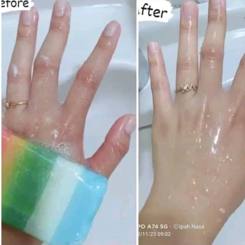 RAINBOW  /SABUN PENCERAH KULIT/SABUN PELANGI /HERBAL RAINBOW SOAP ORYSOAP 0