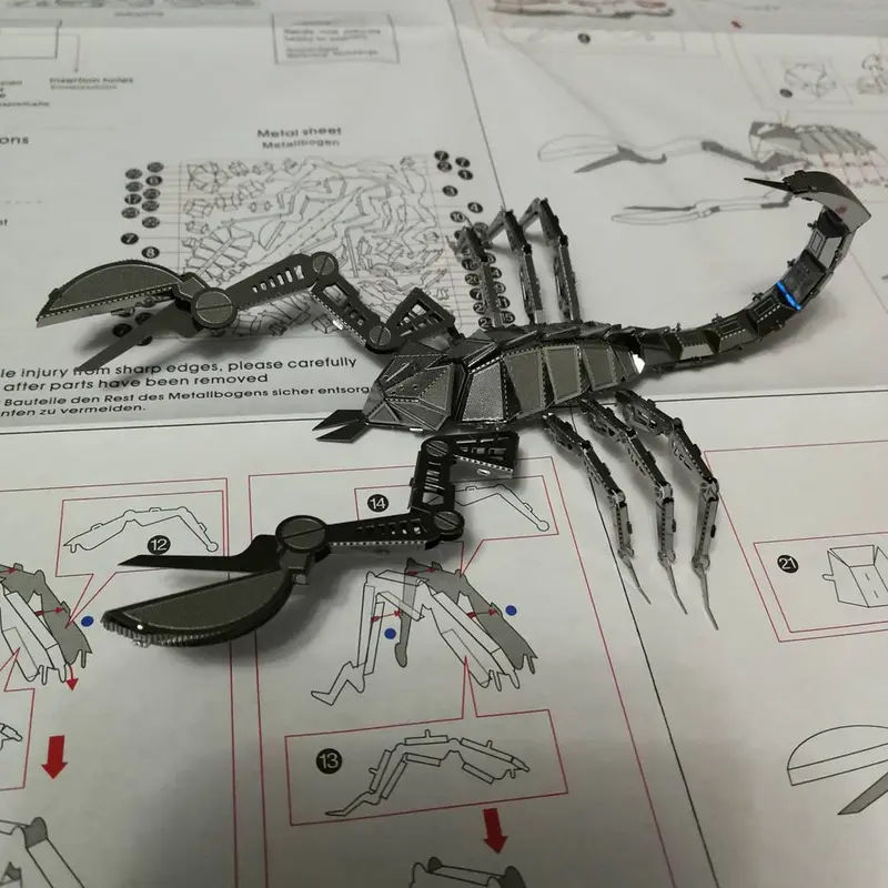 Mô hình 3D kim loại lắp ráp Bọ cạp Scorpion _ Chưa lắp 1