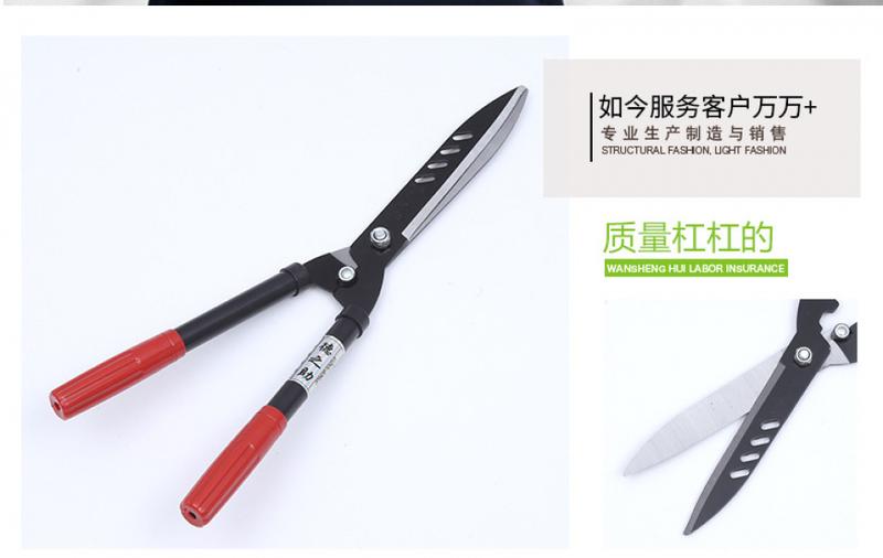 Product Introduction of Dezhizhu Green Bamboo Scissors Iron Handle Lawn Shears Manganese Steel Pruning Shear Hedge Shears Gardening Holly Scissors Tea Scissors Pruning Tool 19