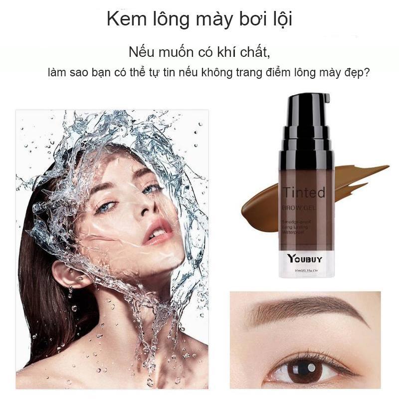 YOUBUY Chì kẻ mày bốn màu bền màu không phai chống nước và mồ hôi chì kẻ mày tự nhiên hoang dã 5