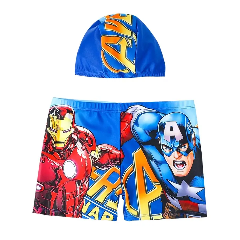 Đồ Bơi Cho Bé Trai Quần Bơi Kèm Mũ 3-10 Tuổi Sport Bikini 5