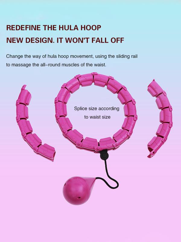 Product Introduction of 1 Pcs Net Celebrity Outdoor Fitness Equipment Adult Children Female Sports Beautiful Waist Will Not Fall Off Intelligent Hula Hoop 5