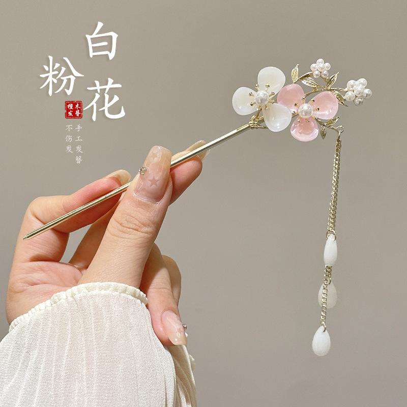 Kẹp Tóc, Phong Cách Cổ Trang, Phong Cách Trung Quốc Cao Cấp, Làm Bằng Gỗ Đàn Hương, Kẹp Tóc Tua Rua, Thích Hợp Cho Trang Phục Hanfu, Phụ Kiện Tóc, Mặt Hàng Bán Chạy Cho Phụ Nữ 7
