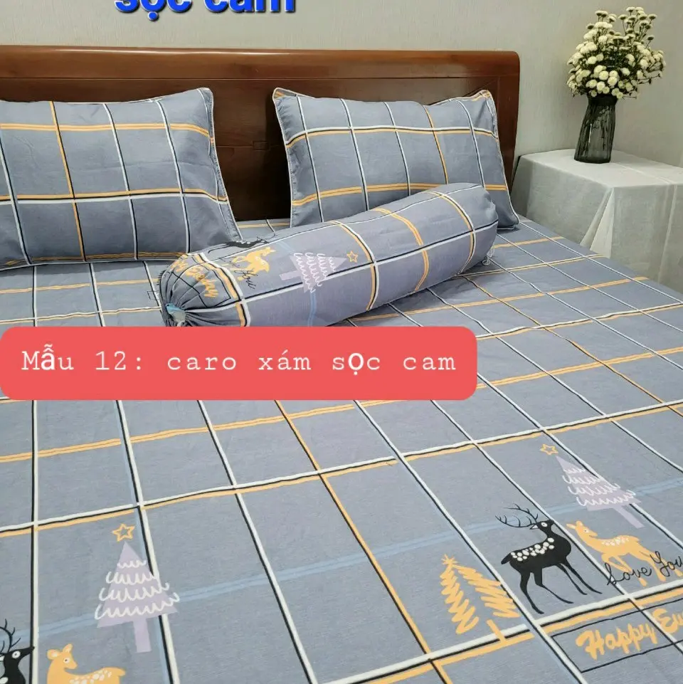 Bộ ga kate Nanomex. Bộ gồm 1 ga chun, 2 vỏ gối nằm, 1 vỏ ôm. Chất liệu vải kate dày dặn.